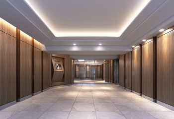 ミオカステーロ中野島IV　エントエランスホール完成予想図