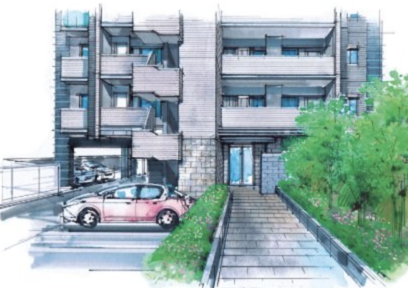 ファイル:ラルステージ道後樋又 エントランスアプローチ完成予想イメージ.png