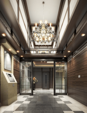 クレアホームズ牛田中 ザ・プレミアム　エントランス完成予想CG