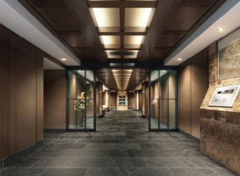 クレアホームズ祇園 ザ・レジデンス　エントランス完成予想図