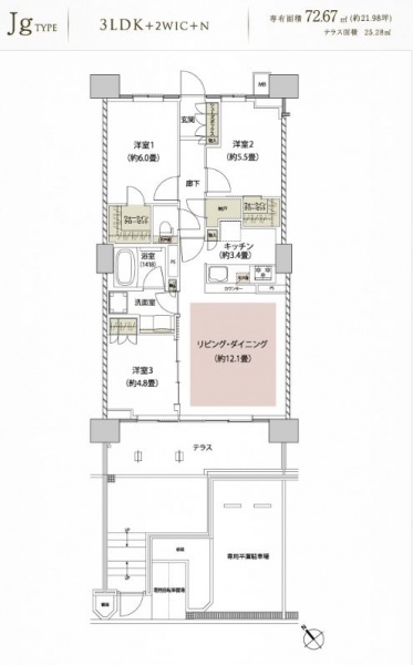 ファイル:ザ・パークハウス 南行徳jgtype.JPG