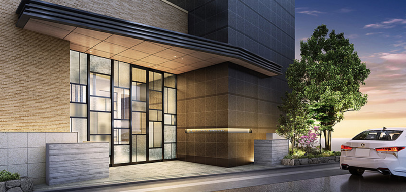 ファイル:ザ・パークハウス 牛田本町ほおずき通り エントランス完成予想CG.png