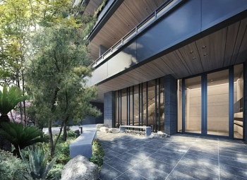 デュ・レジア平尾テラス　エントエランス完成予想図