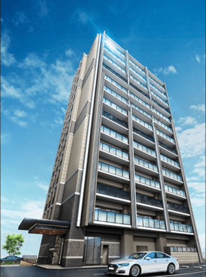 リコット岡崎駅北　外観完成予想図