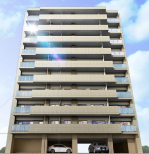 アイム山鼻市電通　リベルテ　外観完成予想CG