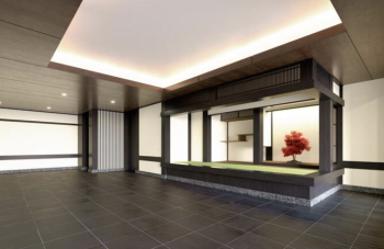 イーグルコート京都御所南押小路本邸　エントエランスホール完成予想図