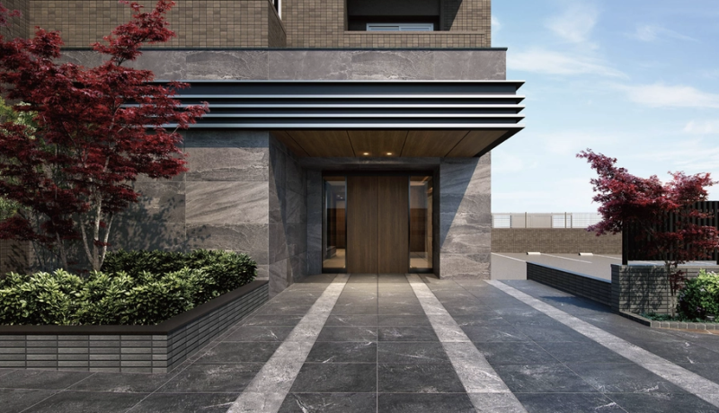 ファイル:エクセレンシア浜田プレミアムレジデンス エントエランスアプローチ完成予想図2.png