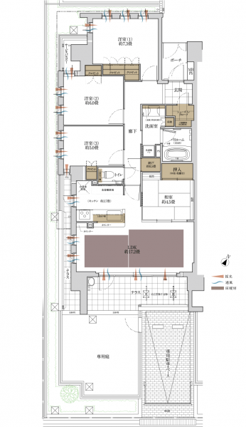 ファイル:Agタイプ 4LDK+N 豊中161031.png