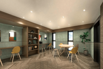 グランエクシア南田辺　コワーキングスペース完成予想図