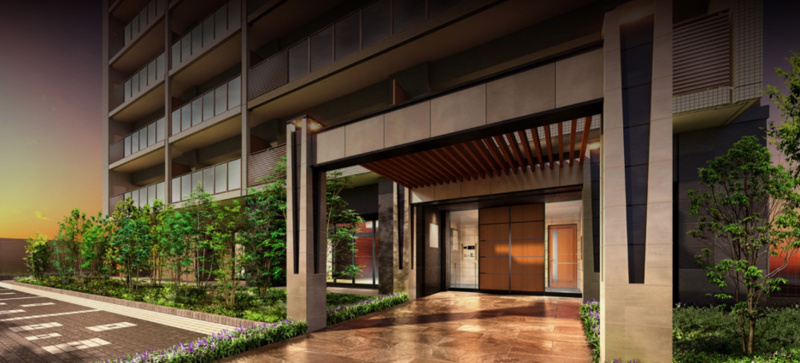 ファイル:サンクレイドル阿倍野阪南町 エントランスイメージ 20171127.jpg