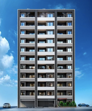 セイガステージ浅草 THE RESIDENCE　外観完成予想CG