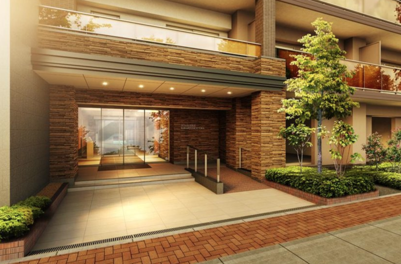 ファイル:サンクレイドル原木中山 エントランスアプローチ完成予想CG.png