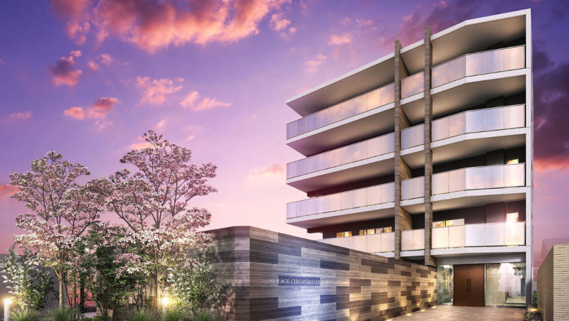 ファイル:セルアージュ茅ヶ崎シェリール エントランスアプローチ完成予想図.png