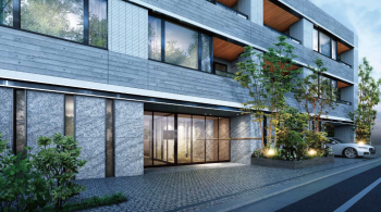 ピアース阿佐ヶ谷　エントランスアプローチ完成予想CG