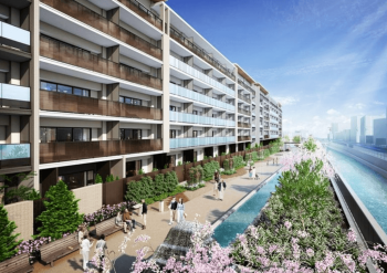 プラウド向ヶ丘遊園　外観完成予想図2