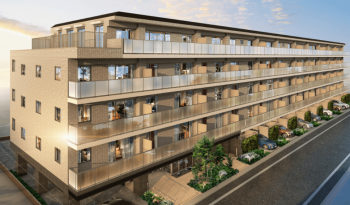 ミオカステーロ京王稲田堤III-ステーションプレミア-　外観完成予想図