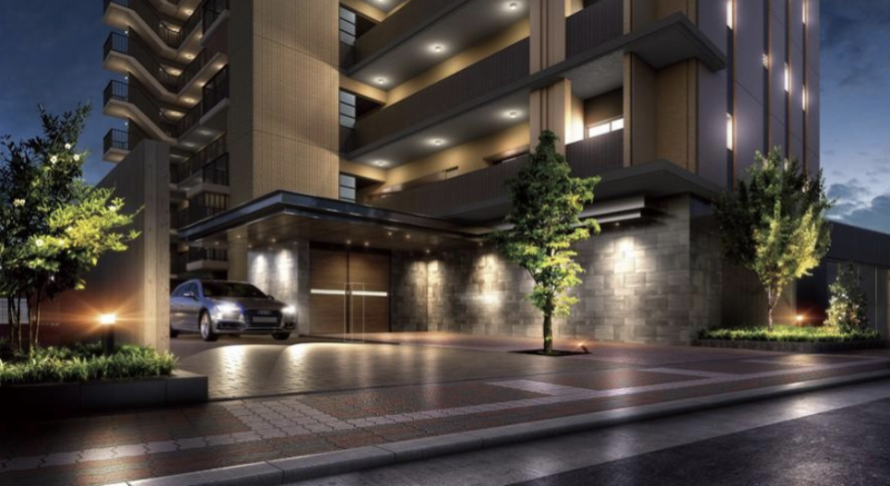 ファイル:ユニハイム住之江公園 エントランスアプローチ完成予想図.png