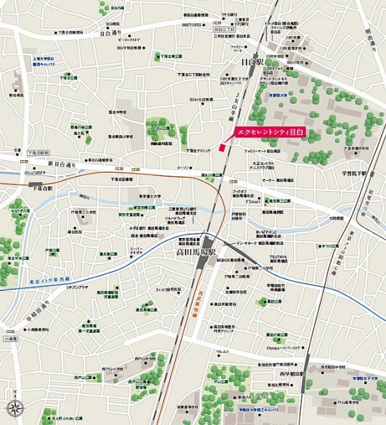 ファイル:現地案内図 目白 170310.jpg