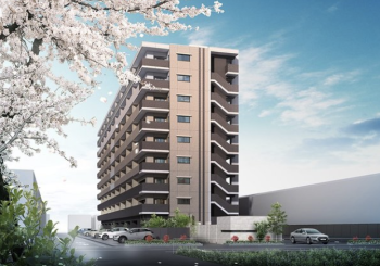 アルファスマート海田月見町　外観完成予想CG