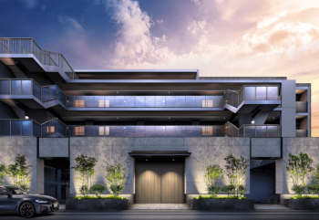 ザ・プラセシオン瑞穂桜山　外観完成予想図（北側正面）