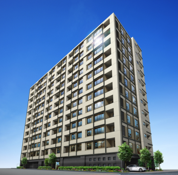 ファイル:インプレスト東京八丁堀ル・サンク 外観完成予想CG.png