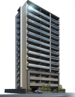 グランアッシュ天王寺烏ヶ辻　外観完成予想図