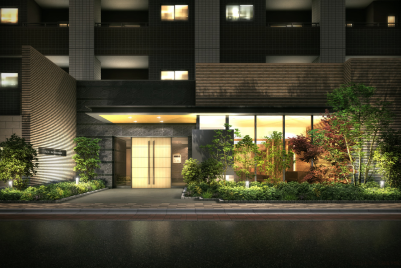 ファイル:プレシス八王子レグリオ エントランスアプローチ完成予想CG.png