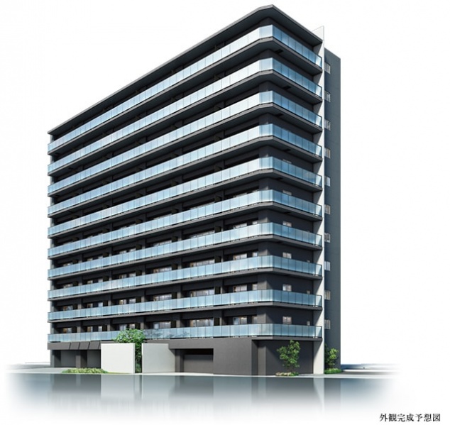 ファイル:ウエリス門真南 外観完成予想図 門真南161021.jpg