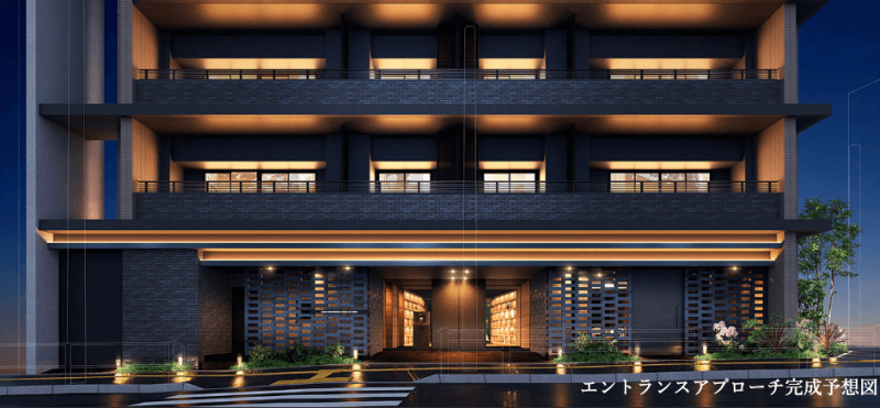 ファイル:グラディス西広島駅前ザ・タワー エントエランスアプローチ完成予想図.png