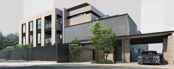 サンウッドウエリス品川御殿山　外観完成予想図