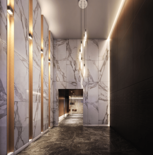 デュオステージ関内II　エントエランスホール完成予想図