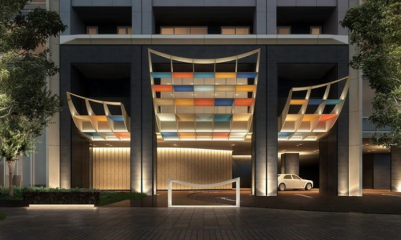 ファイル:パークコート渋谷 ザ タワー エントランスアプローチ完成予想CG.png