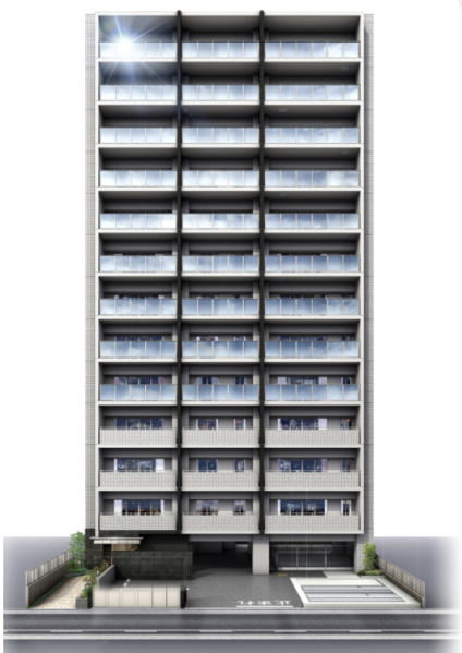 ファイル:ファミリアーレ尾頭橋レジデンス 外観完成予想図1.png