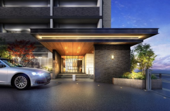 モアグレース赤池　エントランスアプローチ完成予想CG