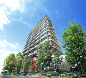 ライオンズミレス西新　外観完成予想図2