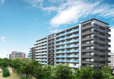 レ・ジェイド新金岡_パークフィールズ　外観CG