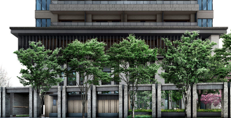 ファイル:北浜ミッドタワー エントランスアプローチ完成予想CG.png