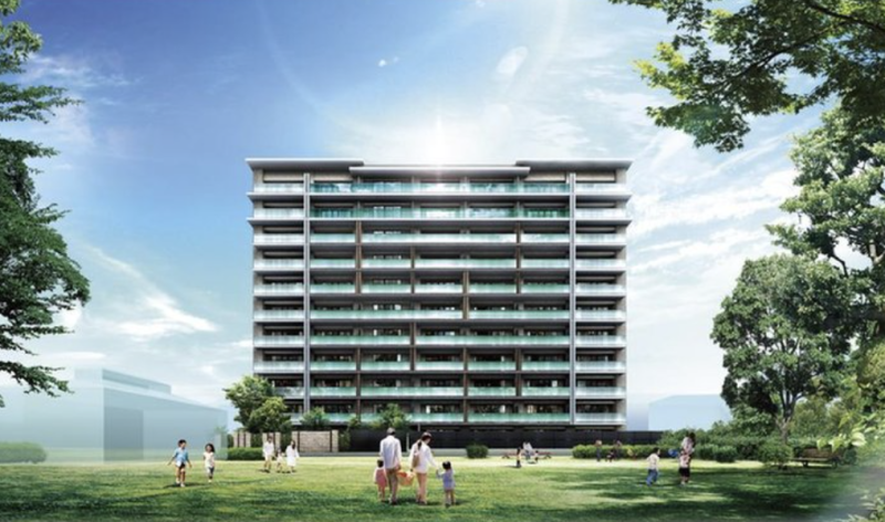 ファイル:パークホームズ海老名ブルームプレミア 外観完成予想CGスクリーンショット.png