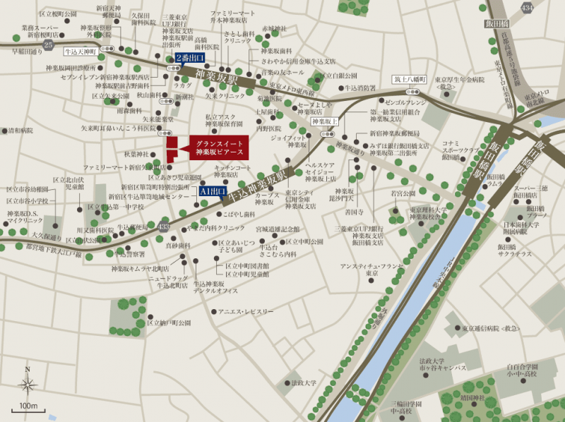 ファイル:周辺案内図 神楽坂161006.png