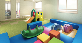 バンベール庄内通ザ・ガーデン　キッズルーム完成予想CG