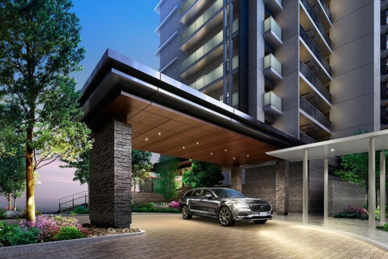 ファイル:パークホームズLaLa名古屋みなとアクルス 車寄せ完成予想CG.png