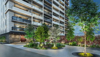 ライオンズ一宮グランフォート　エントエランスアベニュー完成予想図