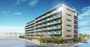 ルピアコート稲毛　外観完成予想図