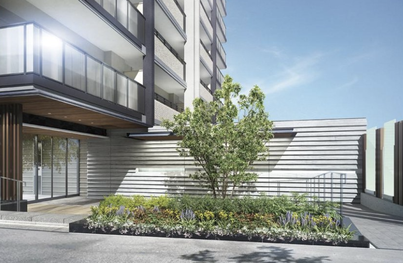 ファイル:レ・ジェイド須磨妙法寺駅前 エントランスアプローチ完成予想図.png