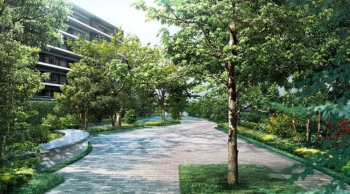 プレミスト船橋塚田　グリーンコリドー完成予想図