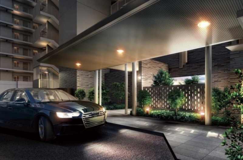 ファイル:ライオンズ伊丹グランテラス サブエントランス（車寄せ）完成予想図.png