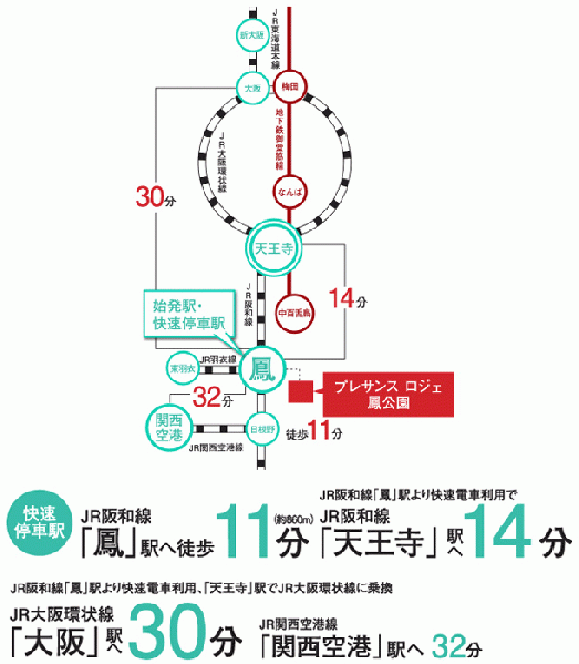 ファイル:電車路線図 鳳公園160929.gif