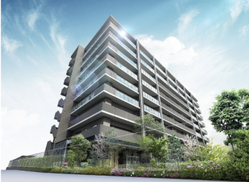 アルファステイツ西福原　外観完成予想図1