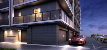 ファインスクェア横浜綱島　エントランスアプローチ完成予想図