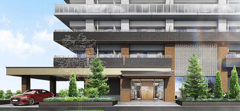 ファイル:ブランズタワー札幌大通公園 エントエランスアプローチ完成予想図.png